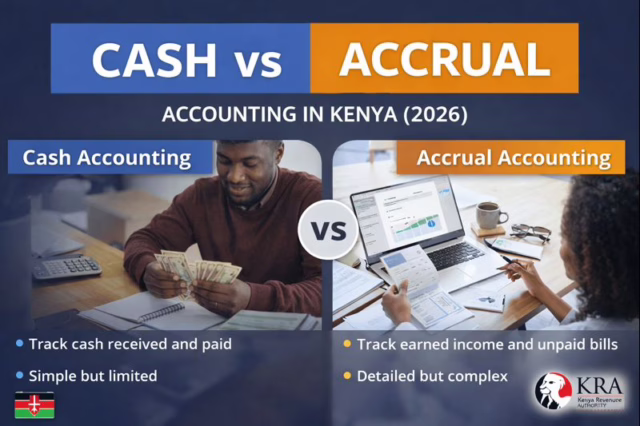 cash vs accrual accounting in Kenya